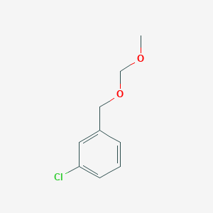 molecular formula C9H11ClO2 B8029361 1-Chloro-3-[(methoxymethoxy)methyl]benzene 