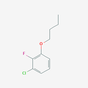 molecular formula C10H12ClFO B8029377 1-Butoxy-3-chloro-2-fluorobenzene 