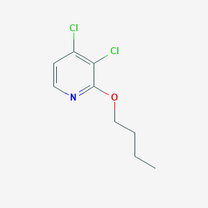 molecular formula C9H11Cl2NO B8029435 2-Butoxy-3,4-dichloropyridine 