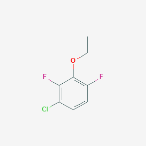 molecular formula C8H7ClF2O B8029444 1-Chloro-3-ethoxy-2,4-difluorobenzene 