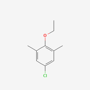molecular formula C10H13ClO B8029508 5-Chloro-2-ethoxy-1,3-dimethylbenzene 