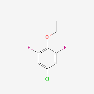 molecular formula C8H7ClF2O B8029510 5-Chloro-2-ethoxy-1,3-difluorobenzene 