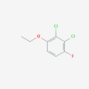 molecular formula C8H7Cl2FO B8029587 2,3-Dichloro-1-ethoxy-4-fluorobenzene 