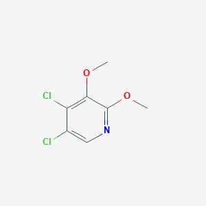 molecular formula C7H7Cl2NO2 B8029593 4,5-Dichloro-2,3-dimethoxypyridine 
