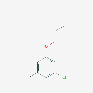 molecular formula C11H15ClO B8029628 1-Butoxy-3-chloro-5-methylbenzene 