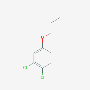 molecular formula C9H10Cl2O B8029644 1,2-Dichloro-4-propoxybenzene 