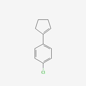 1-(4-Chlorophenyl)cyclopentene