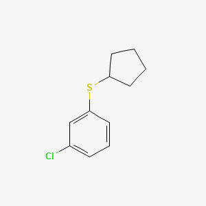 1-Chloro-3-(cyclopentylsulfanyl)benzene