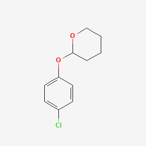 2-(4-Chlorophenoxy)tetrahydro-2h-pyran