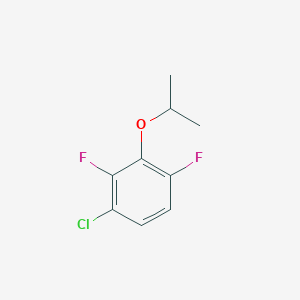 molecular formula C9H9ClF2O B8029854 1-Chloro-2,4-difluoro-3-(propan-2-yloxy)benzene 