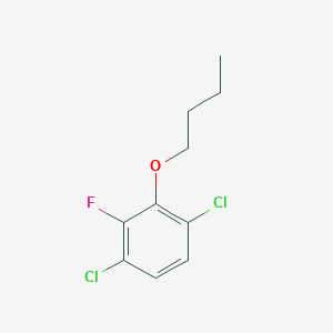 molecular formula C10H11Cl2FO B8029859 2-Butoxy-1,4-dichloro-3-fluorobenzene 