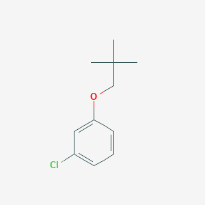 molecular formula C11H15ClO B8029880 1-Chloro-3-(2,2-dimethylpropoxy)benzene 