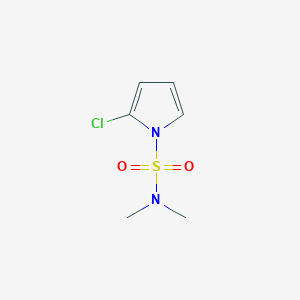molecular formula C6H9ClN2O2S B8029940 2-chloro-N,N-dimethyl-1H-pyrrole-1-sulfonamide 