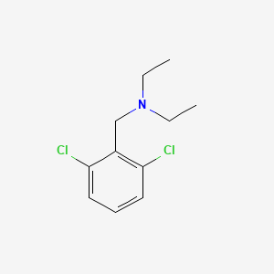 molecular formula C11H15Cl2N B8029946 [(2,6-Dichlorophenyl)methyl]diethylamine 