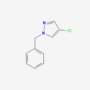 molecular formula C10H9ClN2 B8029954 1-Benzyl-4-chloro-1H-pyrazole CAS No. 50877-40-2