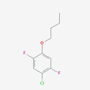 molecular formula C10H11ClF2O B8029973 1-Butoxy-4-chloro-2,5-difluorobenzene CAS No. 1881288-09-0