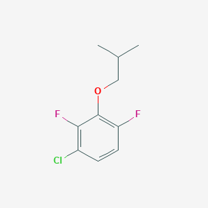 molecular formula C10H11ClF2O B8029974 1-Chloro-2,4-difluoro-3-(2-methylpropoxy)benzene 