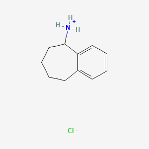 molecular formula C11H16ClN B8030074 6,7,8,9-Tetrahydro-5H-benzocyclohepten-5-amine hydrochloride 