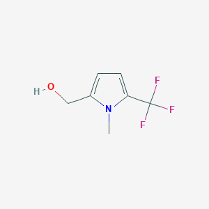 (1-Methyl-5-(trifluoromethyl)-1H-pyrrol-2-yl)methanol
