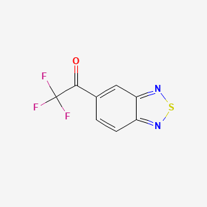 molecular formula C8H3F3N2OS B8030266 1-(Benzo[c][1,2,5]thiadiazol-5-yl)-2,2,2-trifluoroethanone CAS No. 1951440-13-3