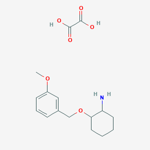 molecular formula C16H23NO6 B8030282 2-(3-Methoxy-benzyloxy)-cyclohexylamine oxalate 