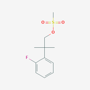 2-(2-Fluorophenyl)-2-methylpropyl methanesulfonate