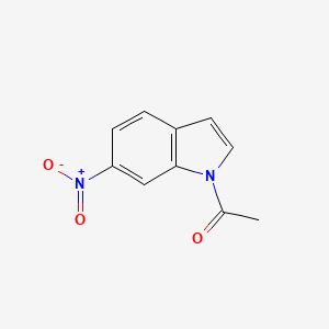 molecular formula C10H8N2O3 B8030438 1-Acetyl-6-nitro-1H-indole 