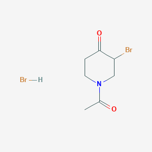 1-Acetyl-3-bromopiperidin-4-one hydrobromide
