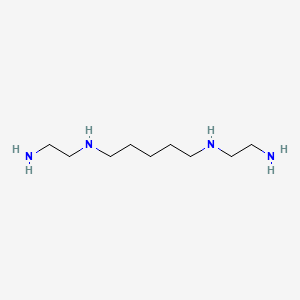 molecular formula C9H24N4 B8030509 N1,N1'-(Pentane-1,5-diyl)bis(ethane-1,2-diamine) 