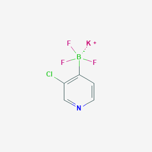 molecular formula C5H3BClF3KN B8030539 Potassium (3-chloropyridin-4-yl)trifluoroborate 