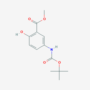 Methyl 5-(tert-butoxycarbonylamino)-2-hydroxybenzoate
