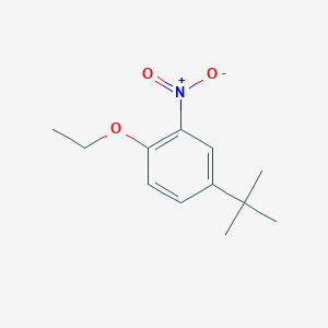 molecular formula C12H17NO3 B8030603 4-Tert-butyl-1-ethoxy-2-nitrobenzene 