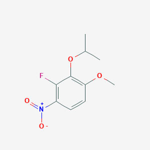 2-Fluoro-4-methoxy-1-nitro-3-(propan-2-yloxy)benzene