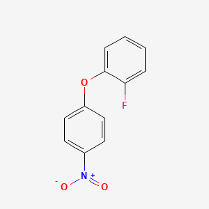 molecular formula C12H8FNO3 B8030648 1-Fluoro-2-(4-nitrophenoxy)benzene 