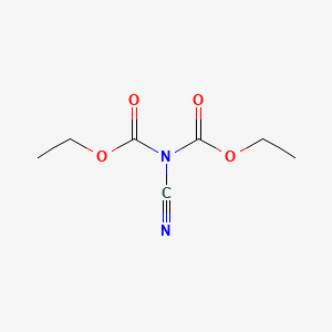 molecular formula C7H10N2O4 B8030722 Diethyl cyanoiminodicarbonate 
