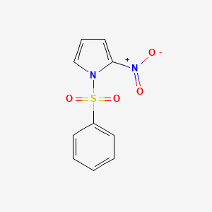 molecular formula C10H8N2O4S B8030898 1-(benzenesulfonyl)-2-nitro-1H-pyrrole 