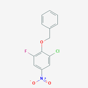 2-(Benzyloxy)-1-chloro-3-fluoro-5-nitrobenzene