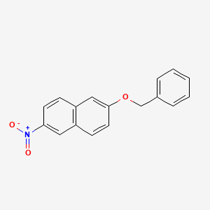 molecular formula C17H13NO3 B8030997 2-(Benzyloxy)-6-nitronaphthalene 