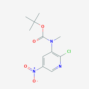 Tert-butyl N-(2-chloro-5-nitropyridin-3-YL)-N-methylcarbamate