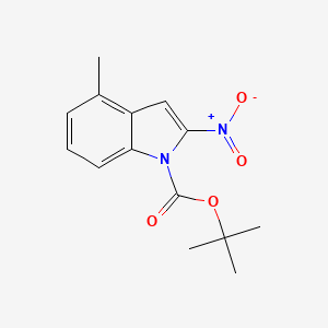 tert-butyl 4-methyl-2-nitro-1H-indole-1-carboxylate