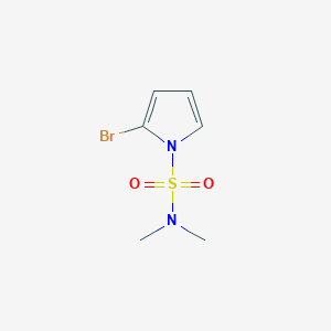 molecular formula C6H9BrN2O2S B8031155 2-bromo-N,N-dimethyl-1H-pyrrole-1-sulfonamide 