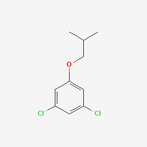 molecular formula C10H12Cl2O B8031247 1,3-Dichloro-5-(2-methylpropoxy)benzene 