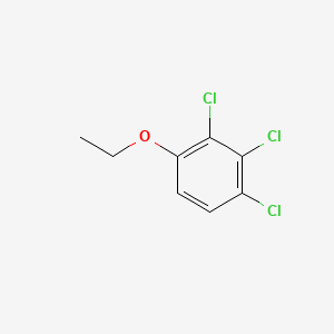 molecular formula C8H7Cl3O B8031305 Phenetole, trichloro- CAS No. 31620-85-6