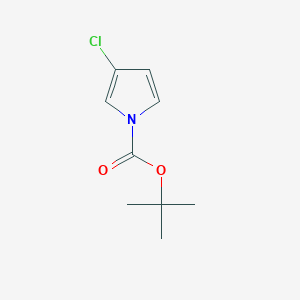 molecular formula C9H12ClNO2 B8031418 tert-butyl 3-chloro-1H-pyrrole-1-carboxylate CAS No. 1881321-42-1