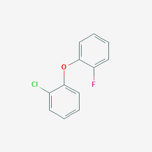 molecular formula C12H8ClFO B8031536 1-Chloro-2-(2-fluorophenoxy)benzene 