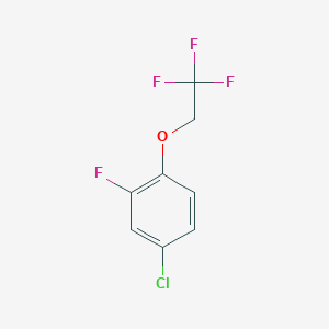 4-Chloro-2-fluoro-1-(2,2,2-trifluoroethoxy)benzene
