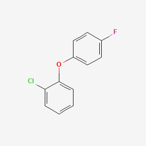 molecular formula C12H8ClFO B8031560 1-Chloro-2-(4-fluorophenoxy)benzene 