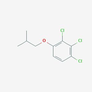 molecular formula C10H11Cl3O B8031705 1,2,3-Trichloro-4-(2-methylpropoxy)benzene 