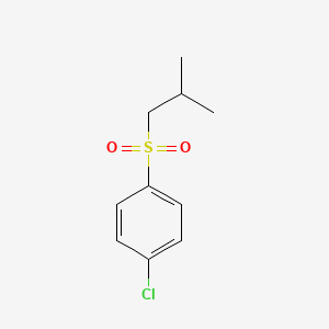 molecular formula C10H13ClO2S B8031713 1-Chloro-4-[(2-methylpropane)sulfonyl]benzene 