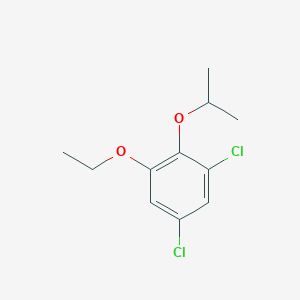 1,5-Dichloro-3-ethoxy-2-(propan-2-yloxy)benzene